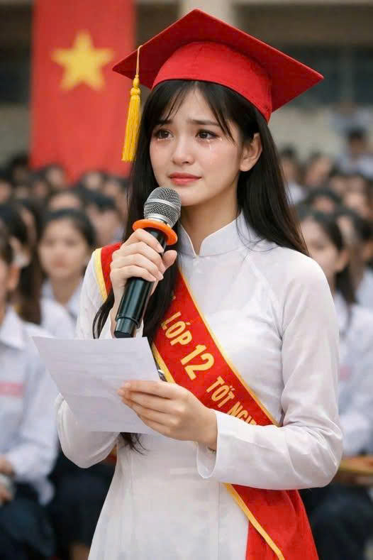 Mẹ nhặt ve chai, cha không có, nữ sinh bị bạn bè xa lánh suốt 12 năm học, ngày nhận bằng khen, em đã phát biểu một câu khiến cả trường rơi nước mắt