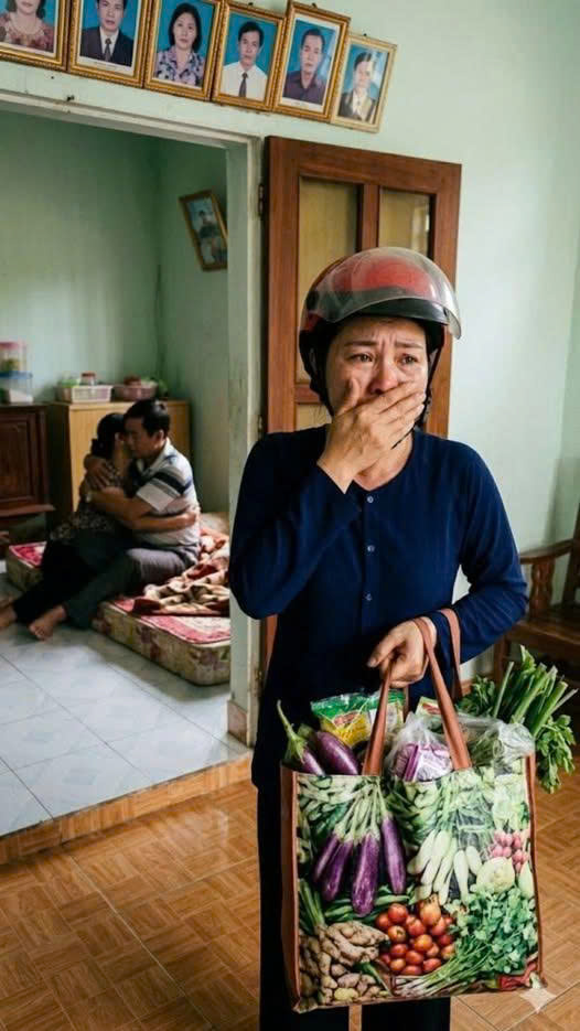 Đi chợ nửa đường thì phát hiện để quên ví tiền ở nhà, vợ vội vã về lấy thì ch//ết điếng khi nhìn vào cửa phòng ng:;ủ thấy