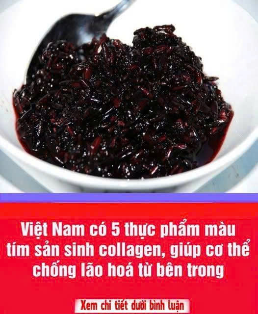 Việt Nam có 5 thực phẩm màu tím sản sinh collagen, giúp cơ thể chống lão hoá từ bên trong