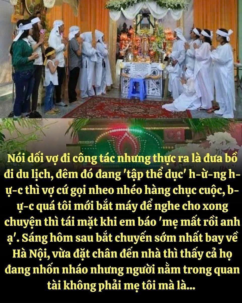 Nói dối vợ đi công tác nhưng thực ra là đưa bồ đi du lịch, đêm đó đang ‘tập thể dục’ h-ừ-ng h-ự-c thì vợ cứ