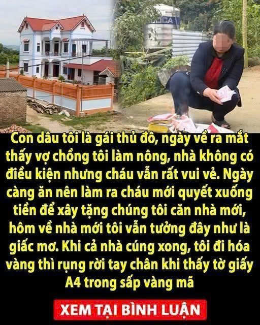 Con dâu tôi là gái thủ đô, ngày về ra mắt thấy vợ chồng tôi làm nông, nhà không có điều kiện nhưng cháu vẫn rất vui vẻ.