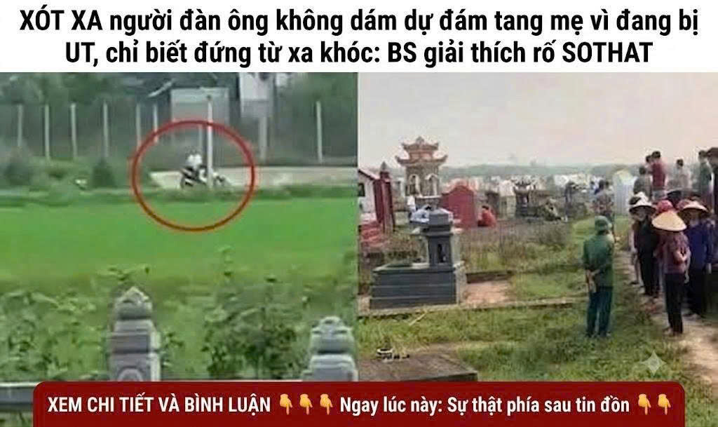 Người đàn ông không dám dự đám tang mẹ vì đang bị UT, đứng từ xa khóc: BS lên tiếng giải thích rõ