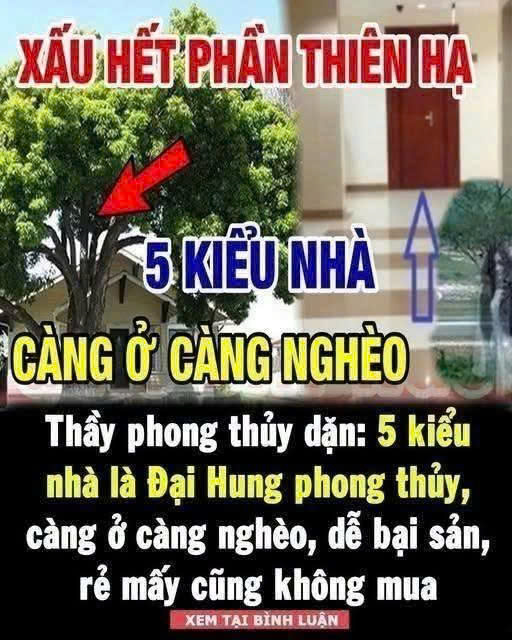 5 kiểu nhà được cho là “đại hung” — càng ở càng dễ hao tài, sa sút, rẻ mấy cũng nên cân nhắc trước khi mua