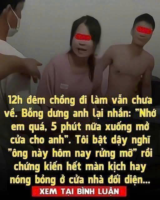 Nửa đêm nhận được tin nhắn của chồng: ‘5 phút nữa xuống mở cửa cho anh’, cô vợ bật dậy khỏi chăn để rồi ch:ết điếng với cảnh tượng trước m.ặt